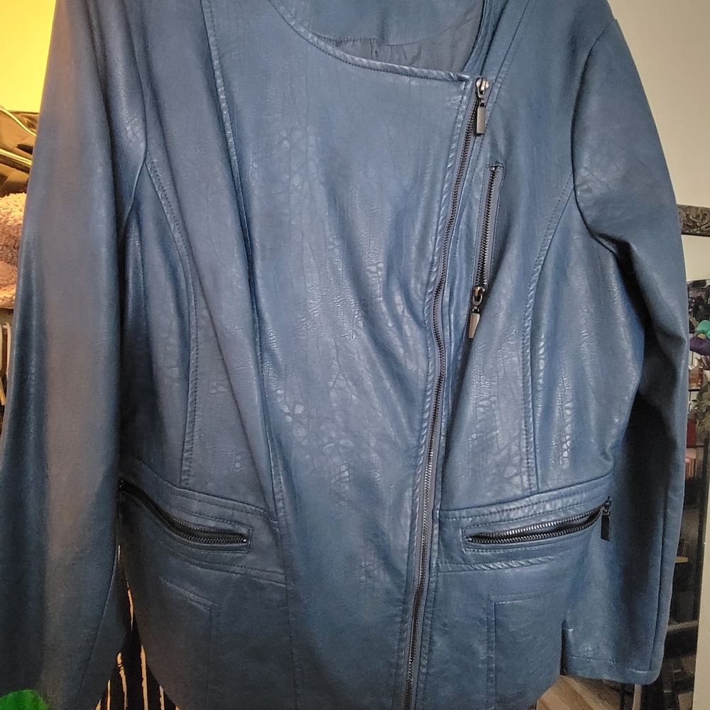 Vegan Leather Moto Jacket